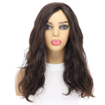 20" Princess Silk Top Wig Soft Black Wavy
