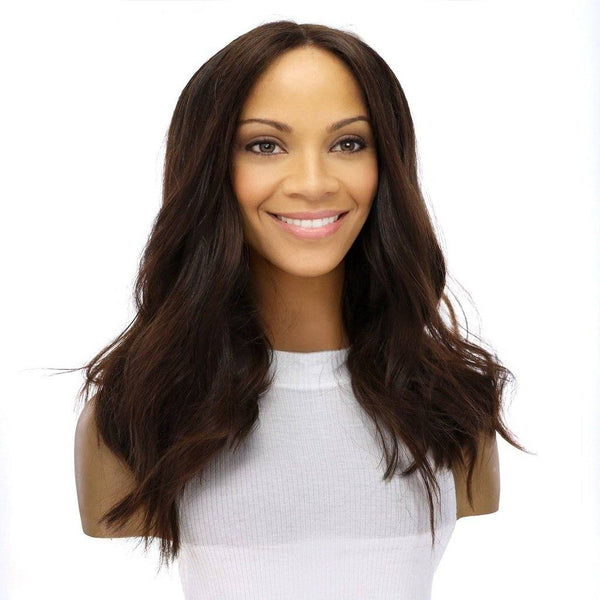 20" Secret Lace Top Wig #6 Neutral Medium Brown