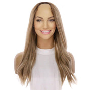 20" U-Shape Wig Ash Blonde
