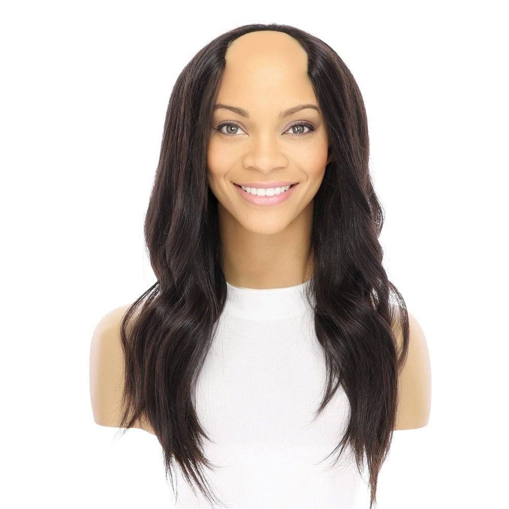 20" U-Shape Wig Natural Black