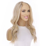 20" U-Shape Wig Platinum Blonde