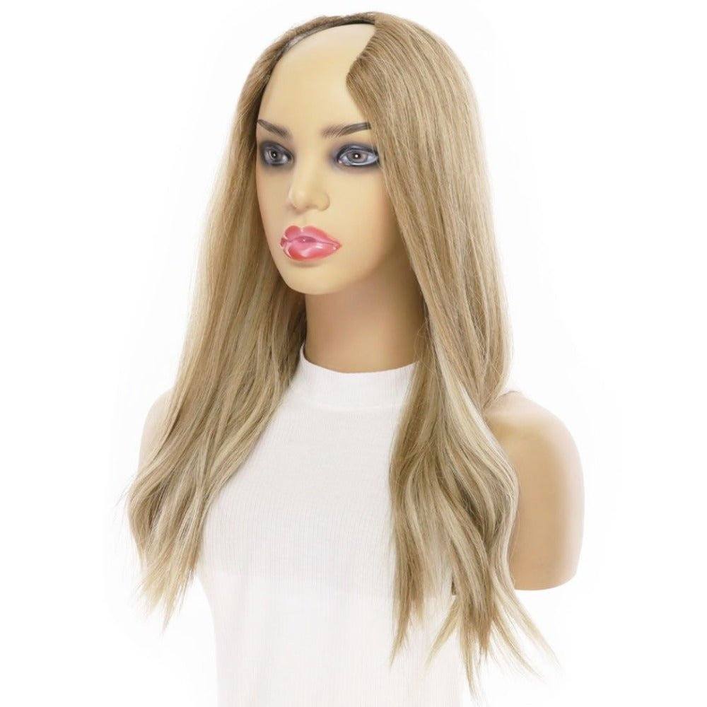 20" U-Shape Wig Ash Blonde