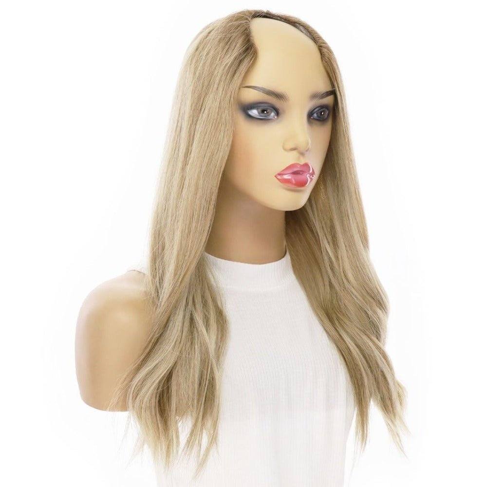 20" U-Shape Wig Ash Blonde