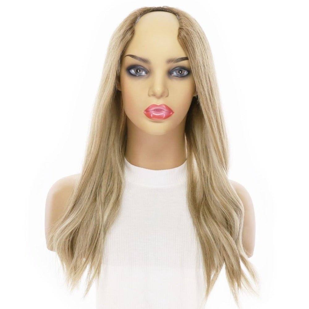 20" U-Shape Wig Ash Blonde