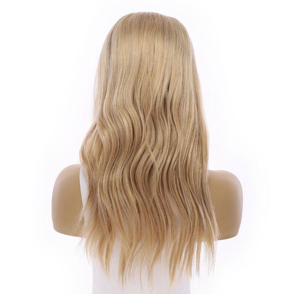 20" U-Shape Wig Golden Blonde