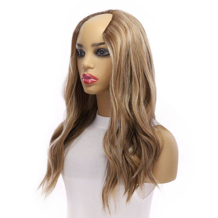 20" U-Shape Wig Medium Blonde