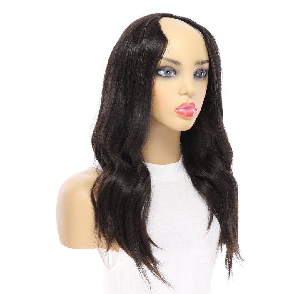 20" U-Shape Wig Natural Black