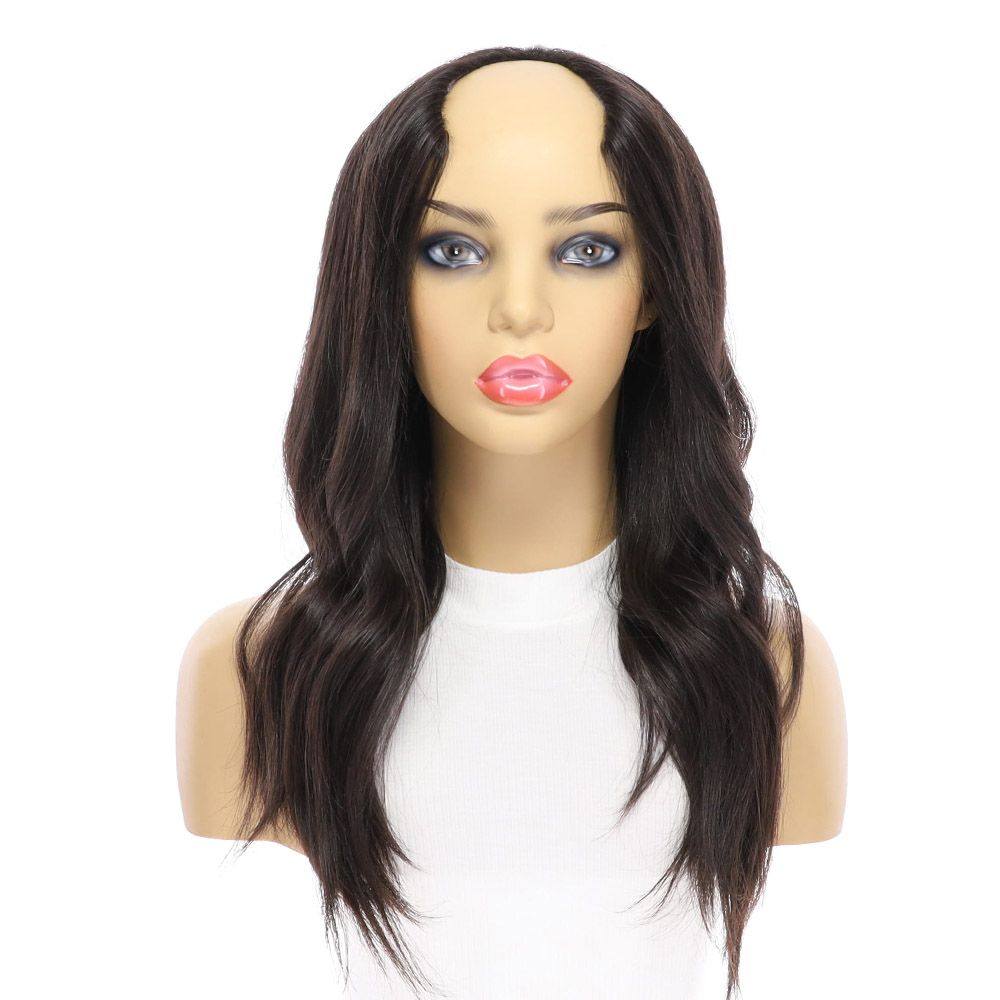 20" U-Shape Wig Natural Black