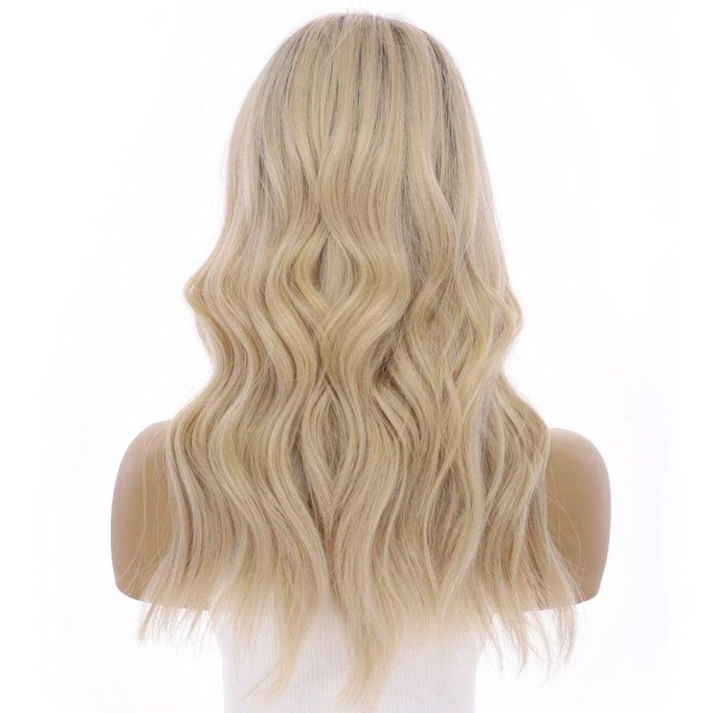20" U-Shape Wig Platinum Blonde