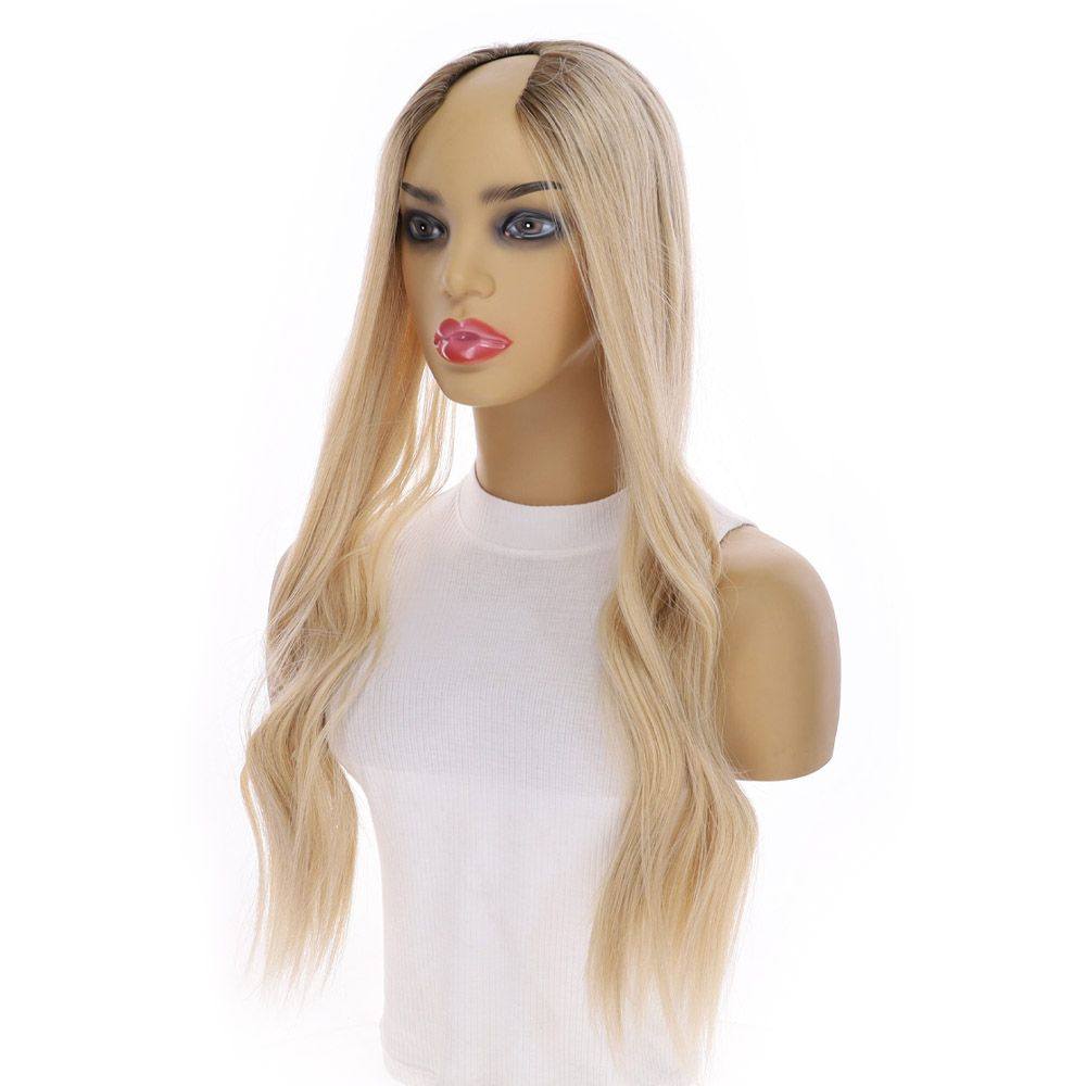 24" U-Shape Topper Platinum Blonde