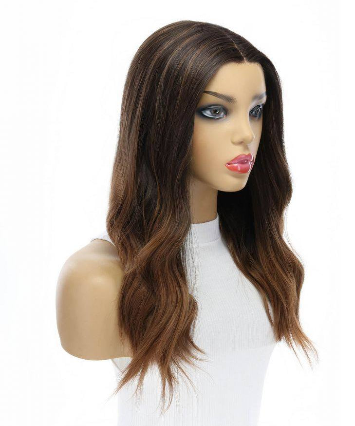 20" Divine Lace Top Wig Dark Brown Ombre