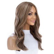 22" Ponytail Silk Part Wig Medium Blonde
