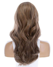 22" Ponytail Silk Part Wig Medium Blonde