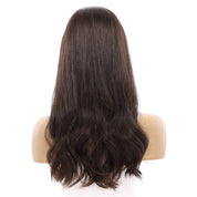 22" Princess Silk Top Wig Dark Brown