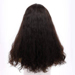22" Princess Silk Top Wig Natural Black Wavy