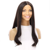 22" Princess Silk Top Wig Soft Black