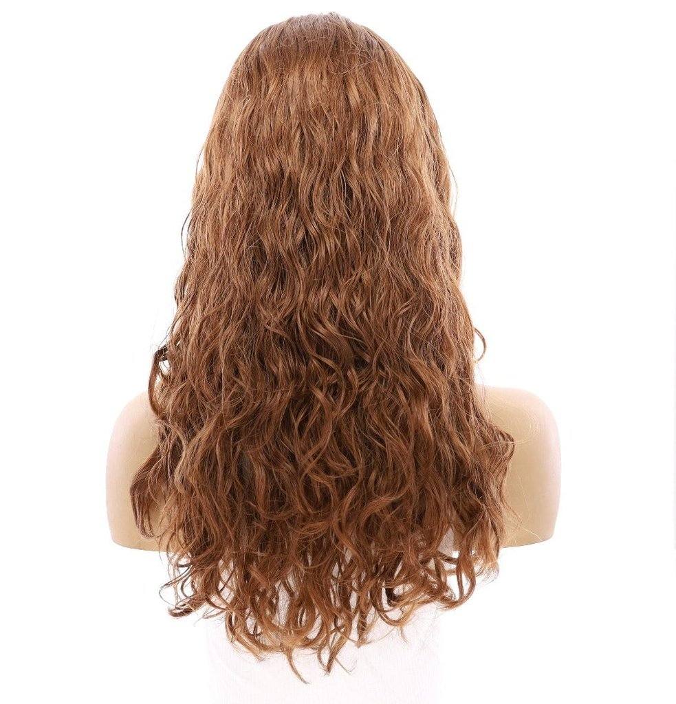 22" Reese Silk Top Wig Copper Wavy