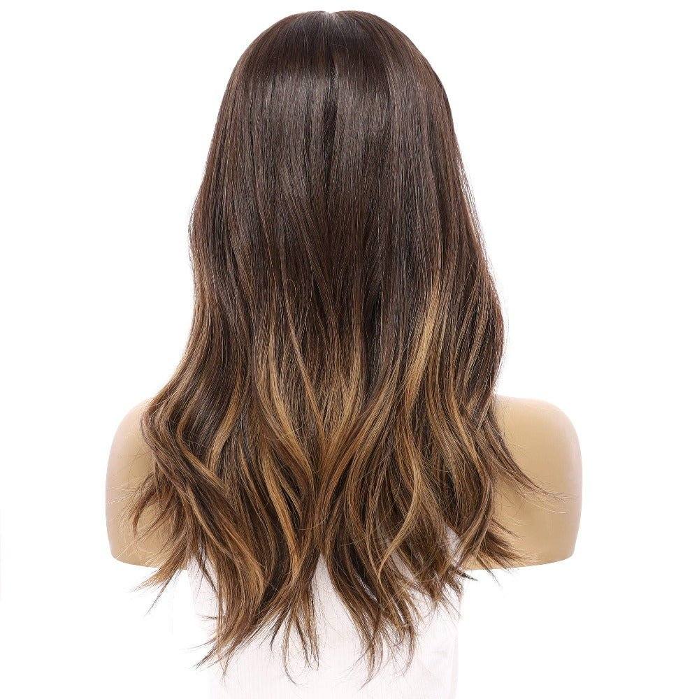 22" Reese Silk Top Wig Dark Brown Balayage