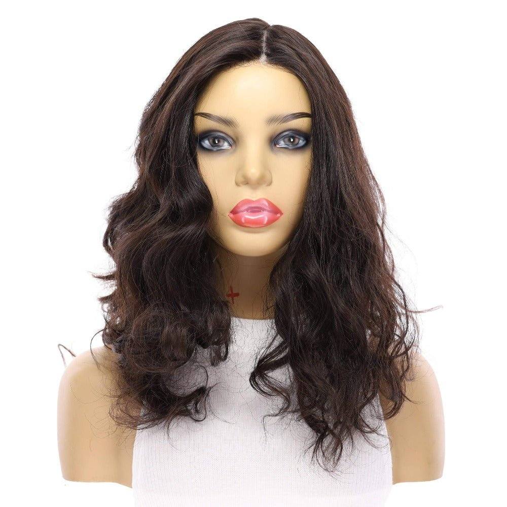22" Reese Silk Top Wig Soft Black Wavy