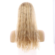 22" Princess Silk Top Wig Ash Blonde Wavy