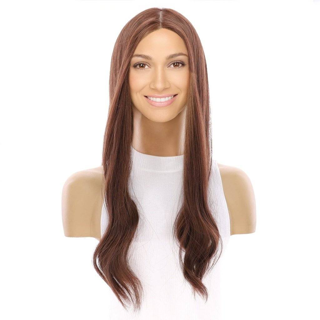 22" Princess Silk Top Wig Auburn