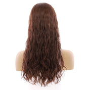 22" Princess Silk Top Wig Auburn Wavy