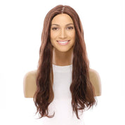 22" Princess Silk Top Wig Auburn Wavy