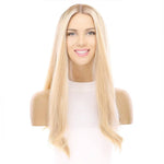22" Princess Silk Top Wig Golden Blonde