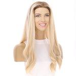 22" Princess Silk Top Wig Platinum Blonde