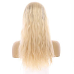 22" Princess Silk Top Wig Platinum Blonde Wavy