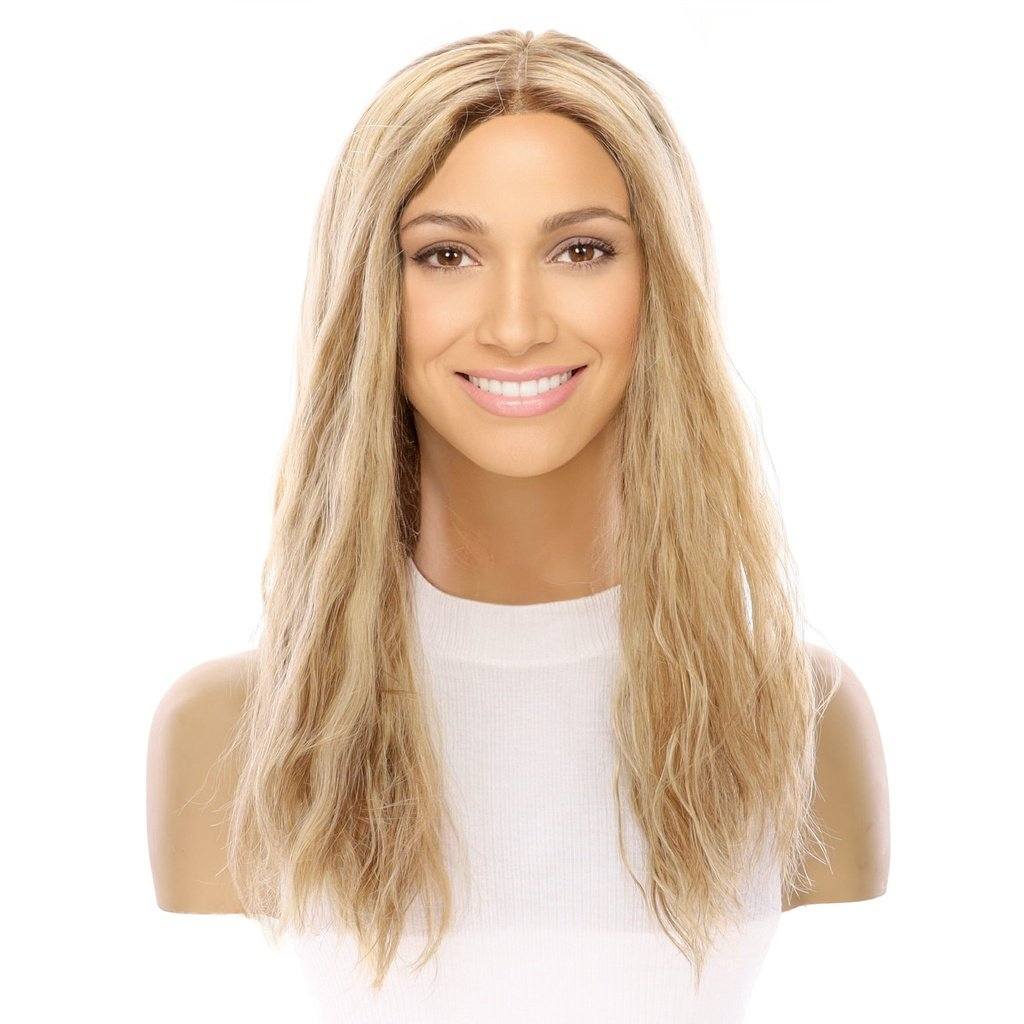 22" Reese Silk Top Wig Ash Blonde Wavy