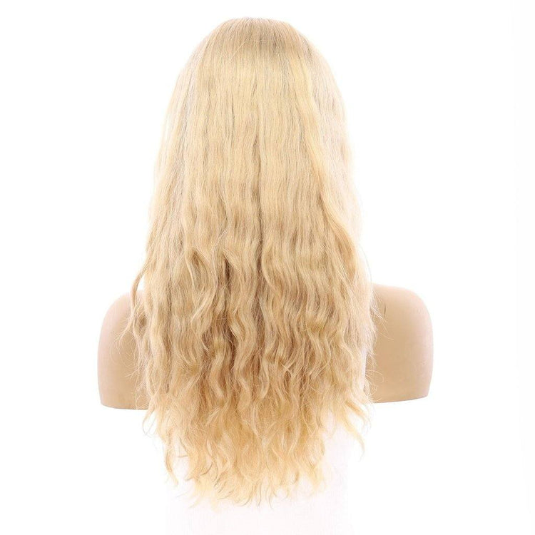 22" Reese Silk Top Wig Golden Blonde Wavy