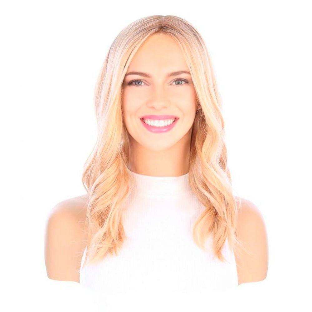 18" Princess Silk Top Wig Platinum Blonde