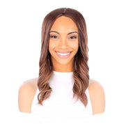 18" Princess Silk Top Wig Medium Brown Balayage