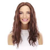 22" Reese Silk Top Wig Auburn Wavy