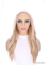 24" HatFall Wig Ash Blonde