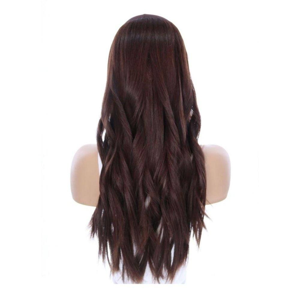 24" HatFall Wig Dark Brown