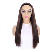 24" HatFall Wig Dark Brown
