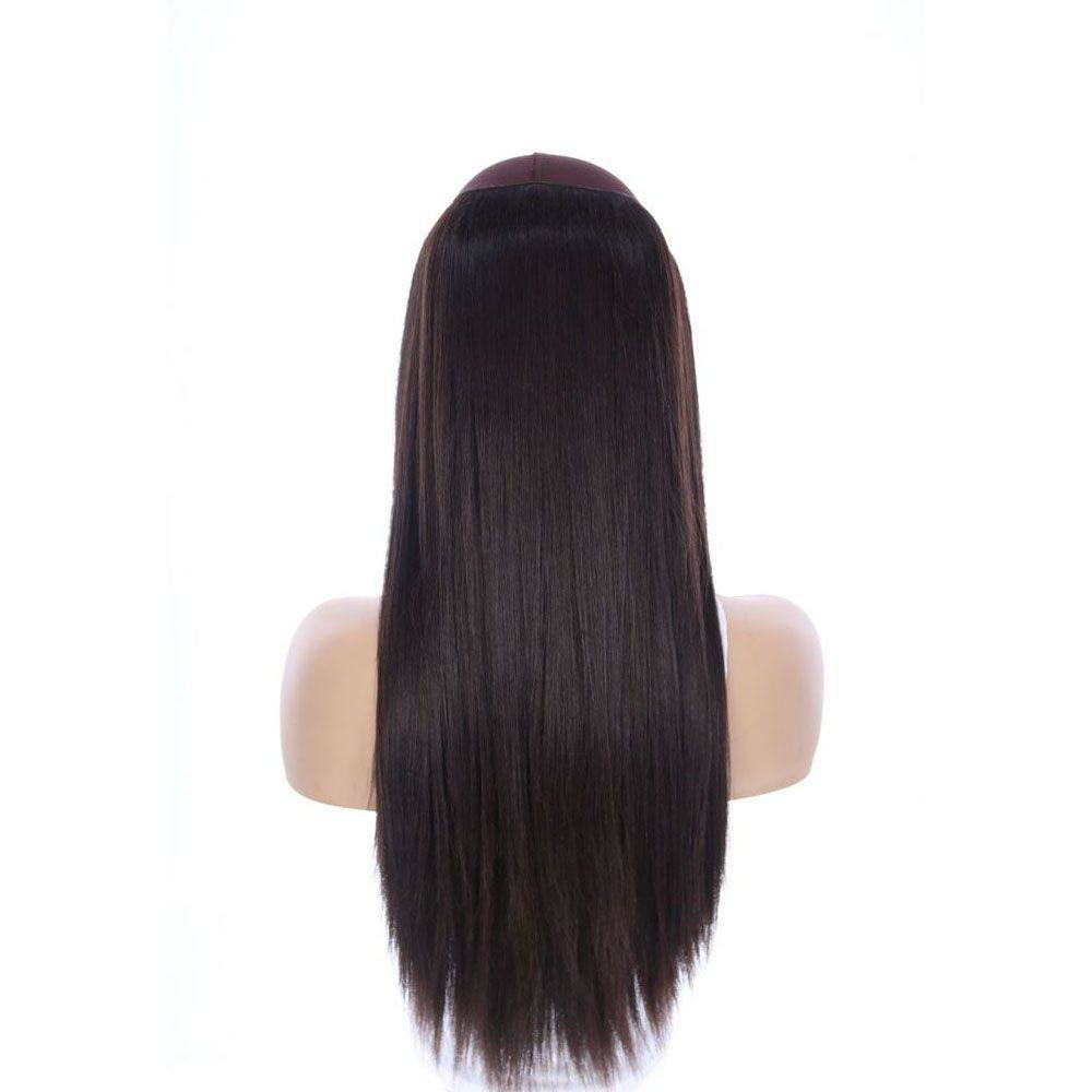 24" HatFall Wig Natural Black