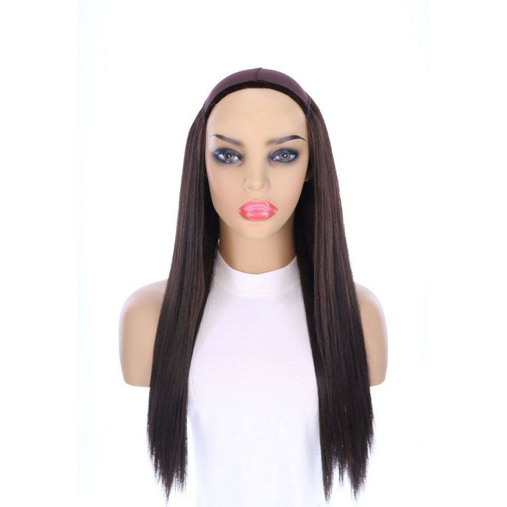 24" HatFall Wig Natural Black