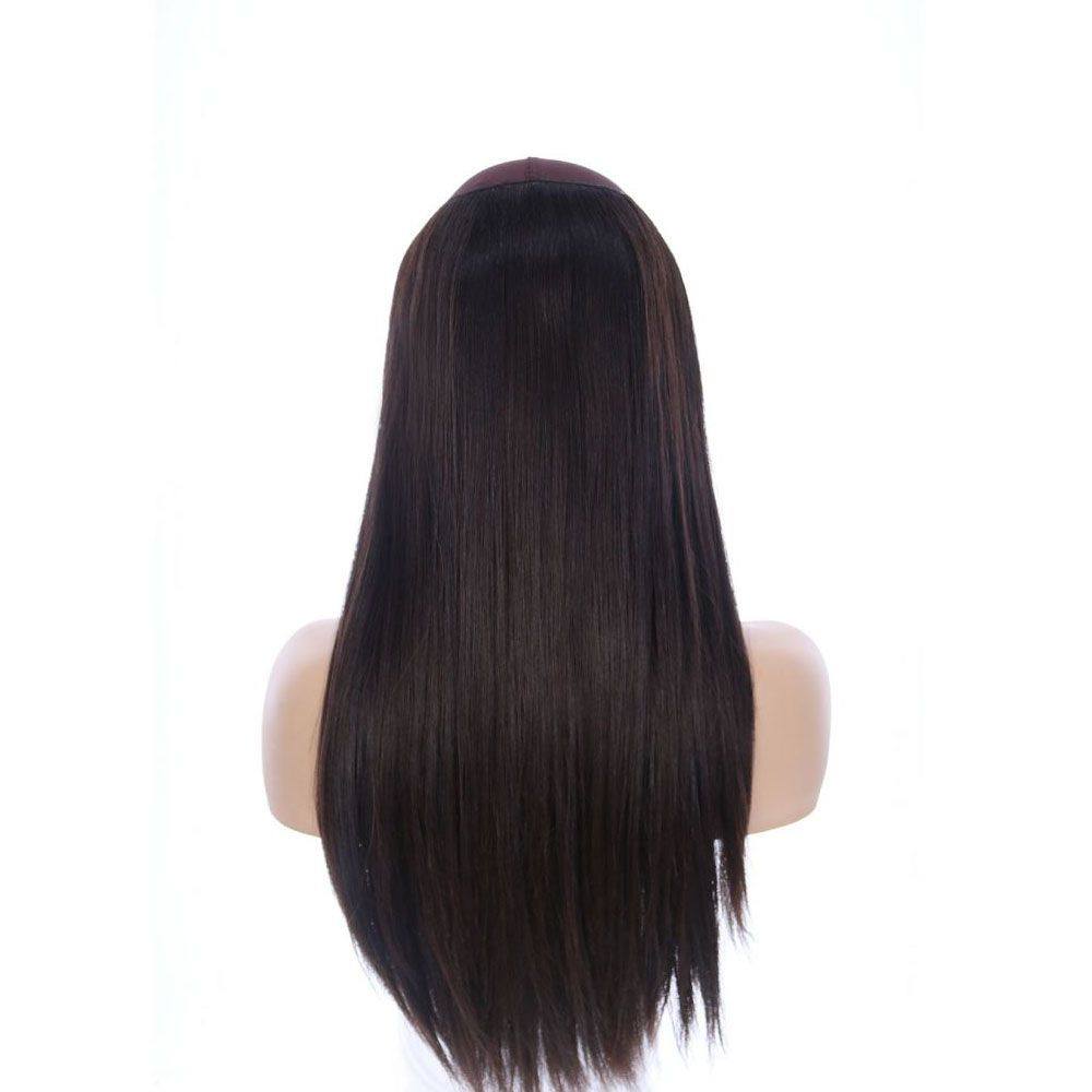 24" HatFall Wig Soft Black