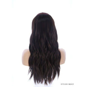 24" HatFall Wig Soft Black