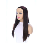 24" HatFall Wig Soft Black