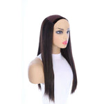 24" HatFall Wig Soft Black