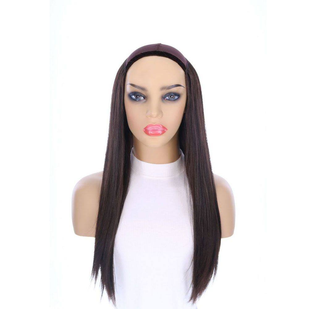 24" HatFall Wig Soft Black