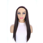 24" HatFall Wig Soft Black