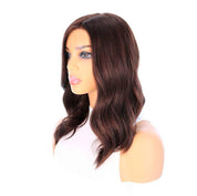18" Princess Silk Top Wig Dark Brown