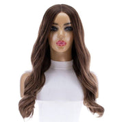 24" Divine Lace Top Wig Medium Brown Balayage
