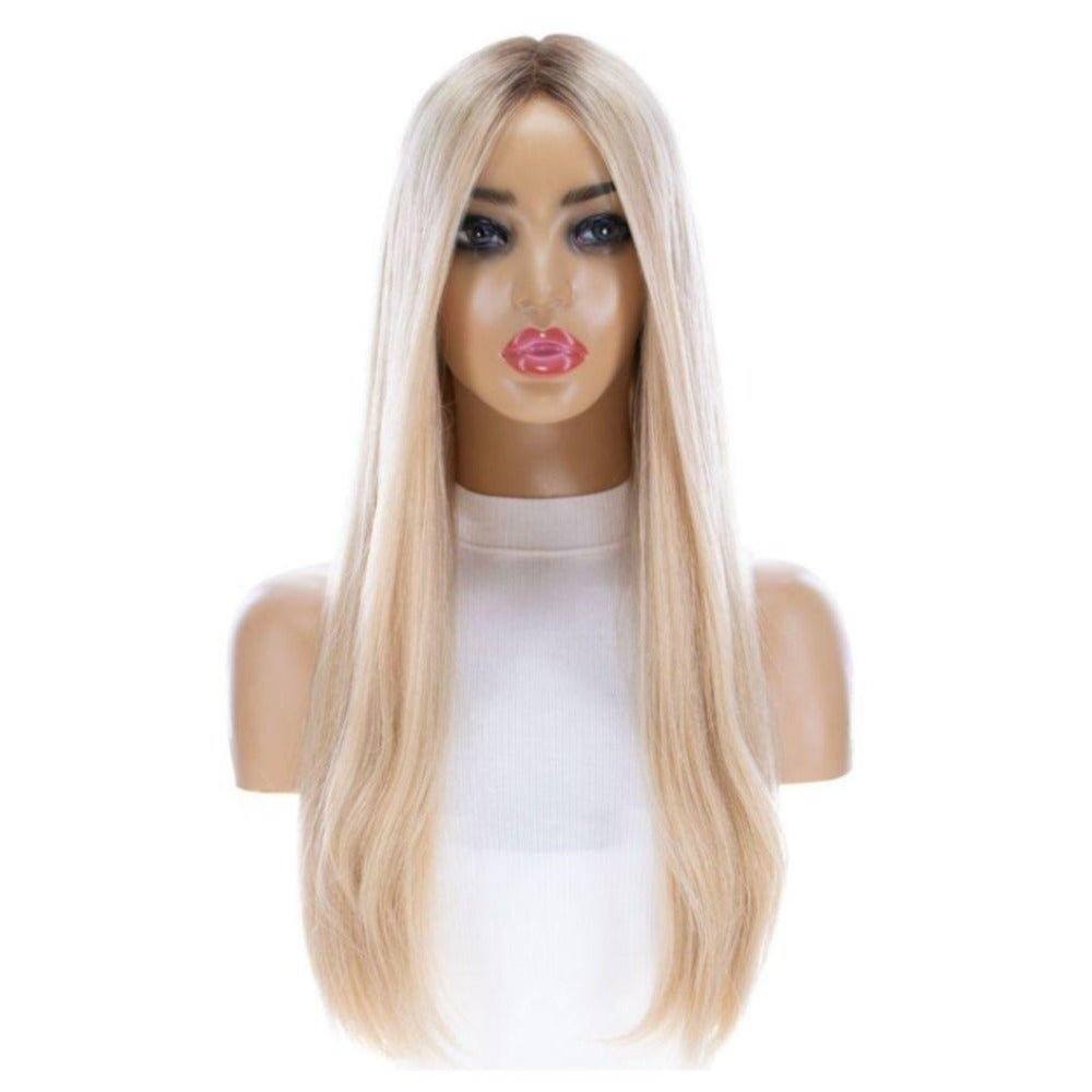 24" Divine Lace Top Wig Platinum Blonde