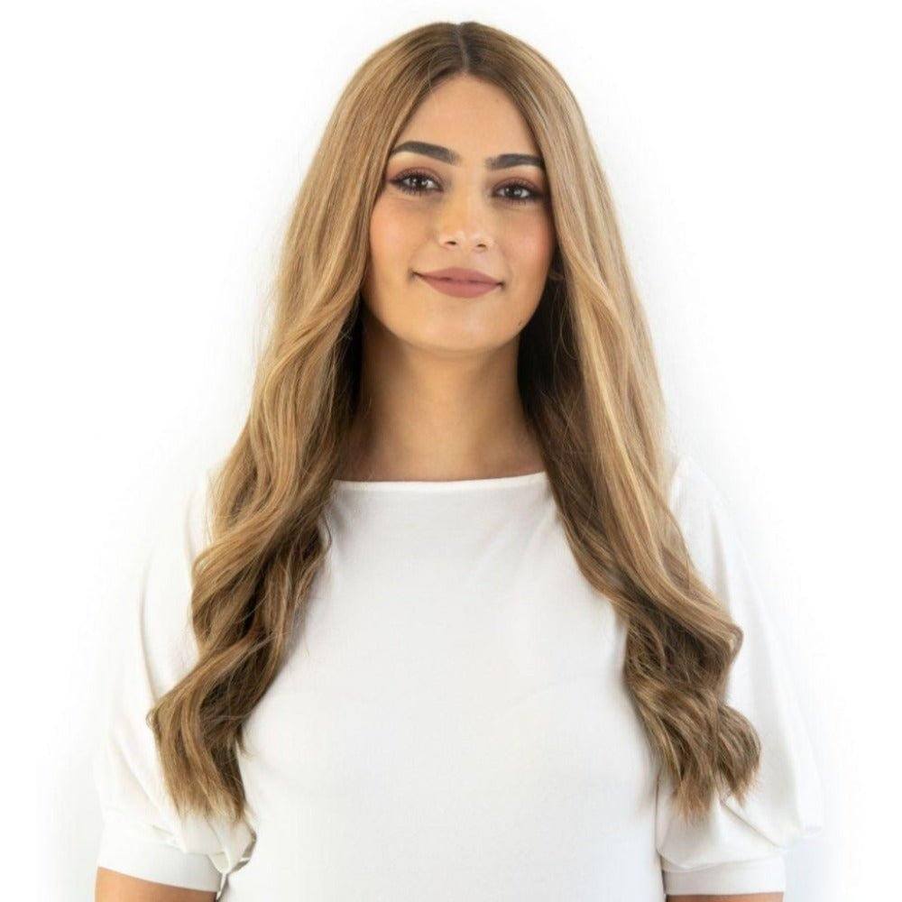 24" Divine Lace Top Wig Medium Blonde w/ Rooting